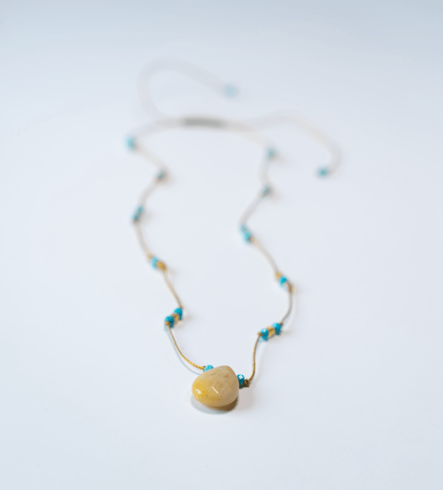Collier SAKAR Yellow Jade